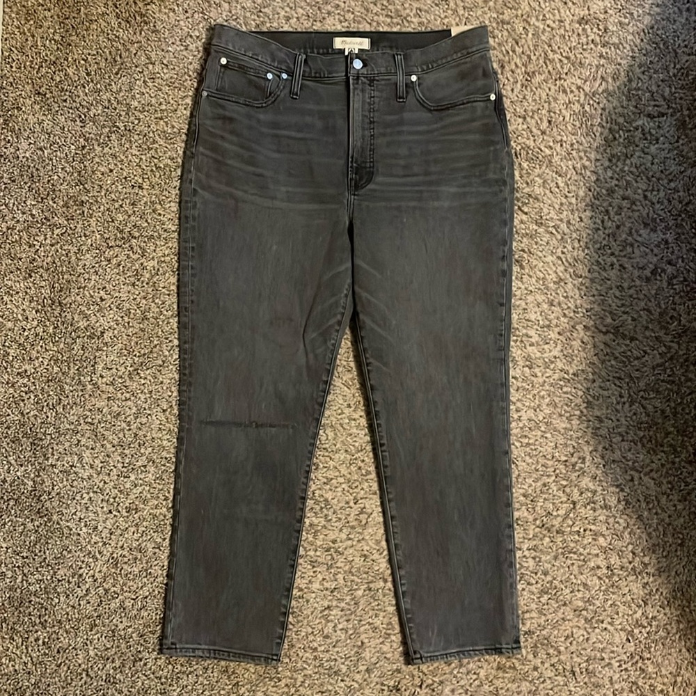 Madewell Women's High Rise Jeans - Dark Gray